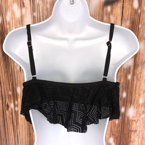 Apt. 9 Black Crochet Design Bikini Top - Picture 8 of 8